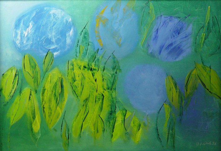 1998_Hortensie_50x70